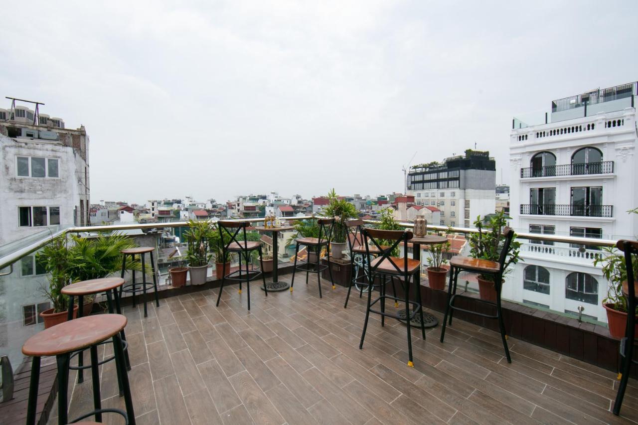 Downtown Hostel & Rooftop Bar ฮานอย ภายนอก รูปภาพ